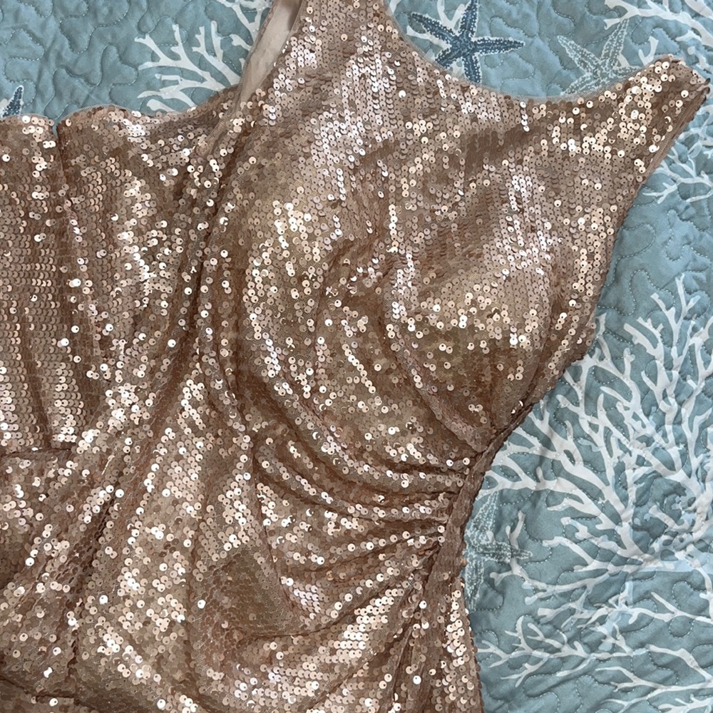 ADRIANNA PAPELL ⭐️ Sequin Evening Gown - Picture 6 of 12